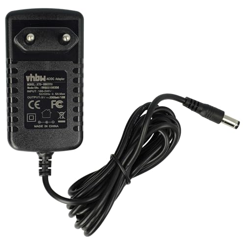 vhbw Netzteil kompatibel mit Brother P-Touch PT-1290, PT-128AF, PT-1280VP, PT-1290RS Elektrogeräte - AC/DC Netzadapter von vhbw