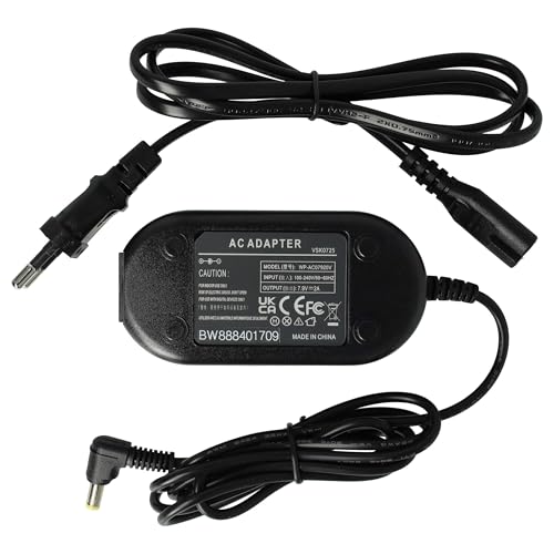 vhbw Netzteil kompatibel mit Panasonic NV-DS29, NV-DS30, NV-DS28B, NV-DS29B Kamera, Digitalkamera, DSLR - Netzkabel, 2m von vhbw