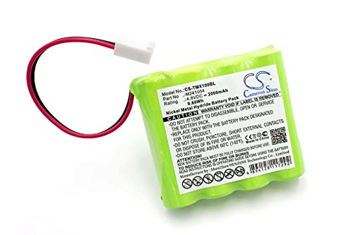 vhbw Akku kompatibel mit Teleradio LI-TX-MD10, LE-TX-MX10, LI-TX-MN6 Industrie-Funkfernsteuerung Fernbedienung (2000 mAh, 4,8 V, NiMH) von vhbw