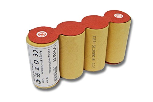 vhbw 1x Akku kompatibel mit Kärcher K85, K50 Home Cleaner Heimroboter (3000 mAh, 4,8 V, NiMH) von vhbw