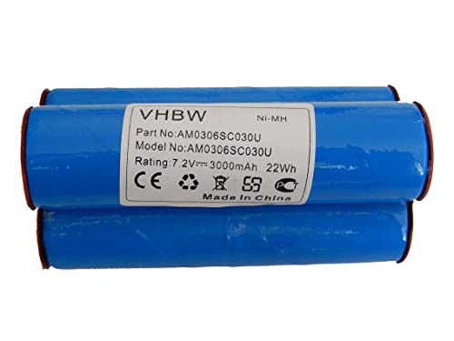 vhbw NiMH Akku 3000mAh kompatibel mit Elektrowerkzeuge Wolf Strauchschere BS80 Ersatz für Wolf BS80. von vhbw