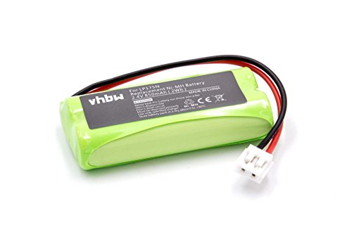 vhbw NiMH Akku 850mAh (2.4V) kompatibel mit Babyphone Tomy BabyPhone LP175N, P71029B Ersatz für Tomy LP175N, Tomy LP175, P71029, P71029B. von vhbw