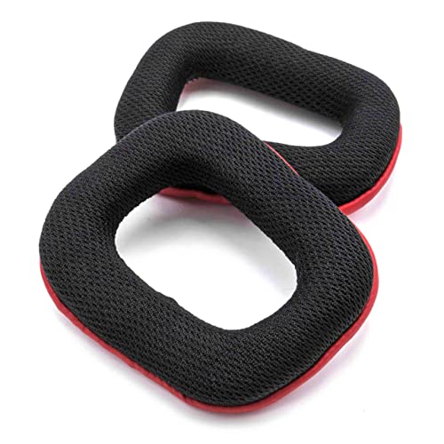 vhbw Ohrpolster Ersatz Polster kompatibel mit Logitech F430, F450, G35, G430, G450, G930 Kopfhörer Headset, rot/schwarz vhbw Ohrpolster Ersatz Polster kompatibel mit Logitech F430, F450, G35, G430, G450, G930 Kopfhörer Headset, rot/schwarz von vhbw