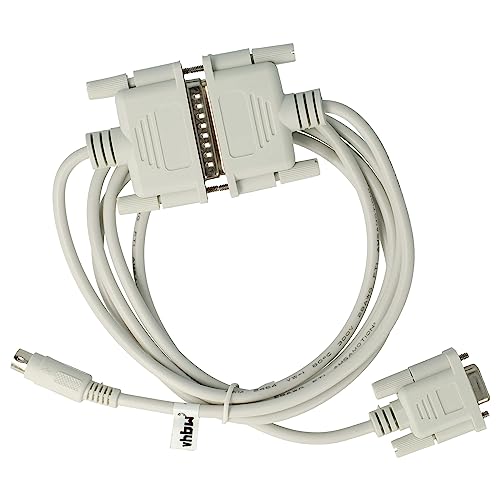 vhbw Programmierkabel RS232-Kabel kompatibel mit Mitsubishi Melsec FX, FX0N, FX1N, FX2N, FXOS, FX1S, A-Serie von vhbw