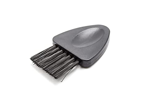vhbw Reinigungsbürste für Elektrorasierer, Bartschneider, Barttrimmer, Haarschneider, Trimmer, Epilierer - 4,7 x 2,8 cm, Schwarz von vhbw
