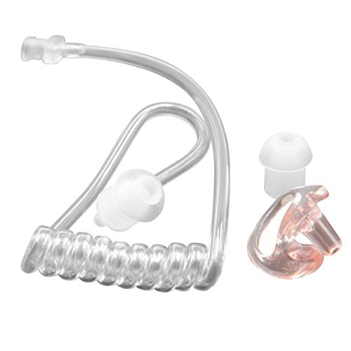 vhbw Security Schallschlauch Ohrhörer 2 x Ohrstöpsel, Ohreinsatz M transparent kompatibel mit Headset, Funkgerät - unauffällig, dezent, guter Halt vhbw Security Schallschlauch Ohrhörer 2 x Ohrstöpsel, Ohreinsatz M transparent kompatibel mit Headset, Funkgerät - unauffällig, dezent, guter Halt von vhbw