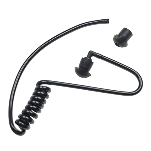 vhbw Security Schallschlauch Ohrhörer 2 x Ohrstöpsel, schwarz/transparent kompatibel mit Headset, Funkgerät - unauffällig, dezent, guter Halt vhbw Security Schallschlauch Ohrhörer 2 x Ohrstöpsel, schwarz/transparent kompatibel mit Headset, Funkgerät - unauffällig, dezent, guter Halt von vhbw