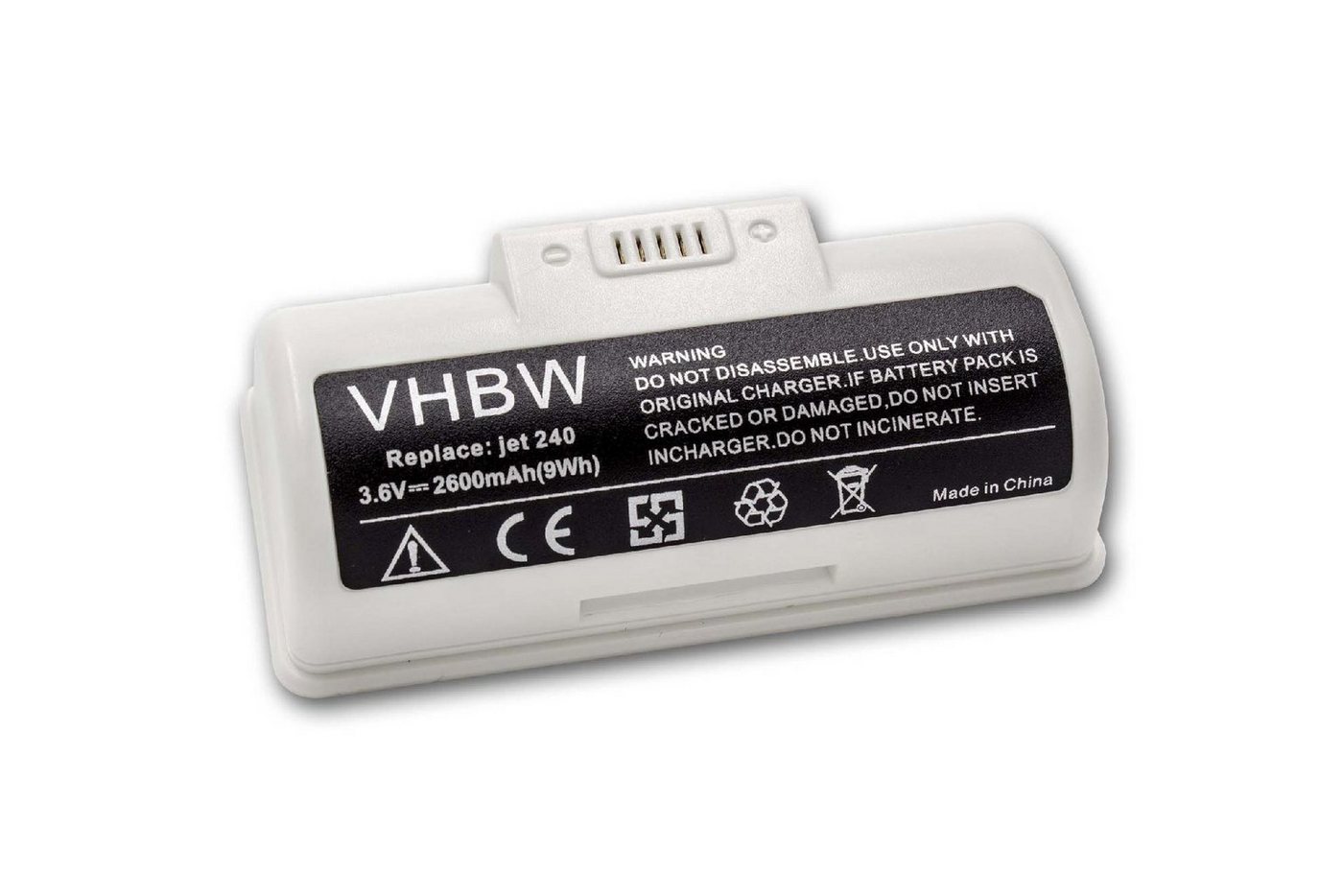 vhbw Staubsauger-Akku Ersatz für iRobot 4446040, BC674 für Haushalt Staubsauger (2600mAh, 3,6V, Li-Ion) 2600 mAh von vhbw