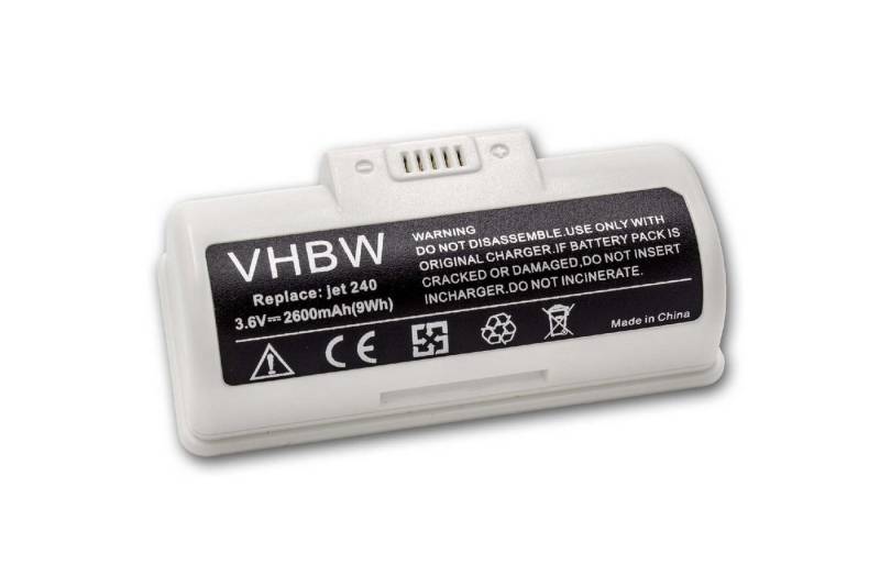 vhbw Staubsauger-Akku Ersatz für iRobot 4446040, BC674 für Haushalt Staubsauger (2600mAh, 3,6V, Li-Ion) 2600 mAh von vhbw