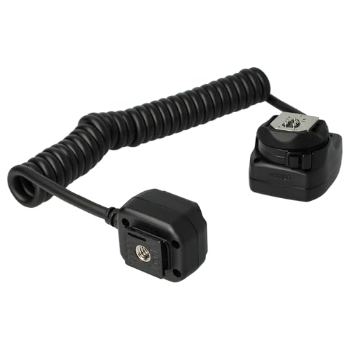 vhbw TTL Blitzkabel kompatibel mit Canon EOS 1100D, 1000D, 1D C, 1D Mark II, 1D Mark III, 100D Kamera, Blitzgerät - Synchronkabel, 30cm von vhbw