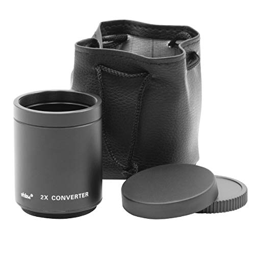 vhbw Telekonverter 2-Fach für T2, T-Mount Objektive für Kamera, Spiegelreflexcamera z.B. kompatibel mit Canon, Nikon, Sony Alpha, UVM. von vhbw