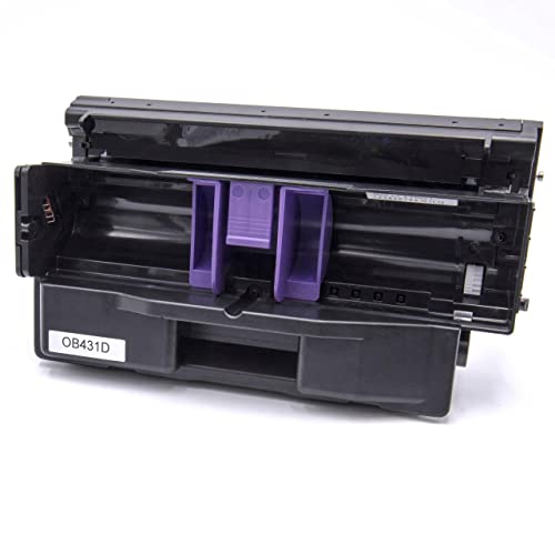 vhbw Trommeleinheit Bild-Trommel schwarz kompatibel mit Laser-Drucker Oki MB491 Plus LP, MB492 DN von vhbw