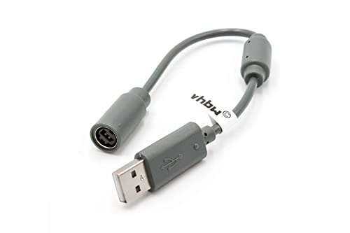vhbw USB-Adapter-Kabel Breakaway Kabel mit Stolperschutz kompatibel mit Microsoft Xbox 360 Controller - grau vhbw USB-Adapter-Kabel Breakaway Kabel mit Stolperschutz kompatibel mit Microsoft Xbox 360 Controller - grau von vhbw