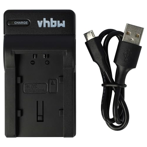 vhbw USB Akkuladegerät kompatibel mit BN-VG114, BN-VG114U, BN-VG114US, BN-VG121 Digitalkamera, Camcorder, Action Cam-Akku - Ladeschale von vhbw