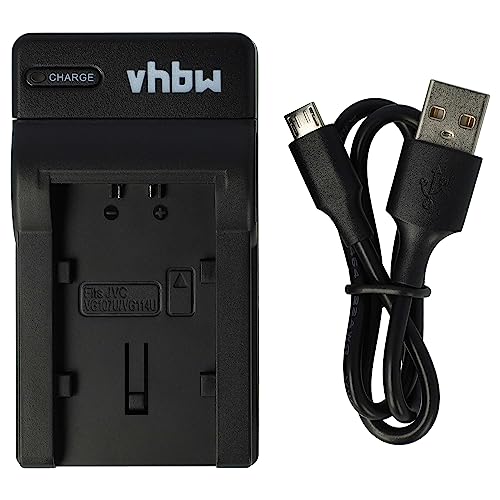 vhbw USB Akkuladegerät kompatibel mit BN-VG121U, BN-VG121US, BN-VG107E, BN-VG108E Digitalkamera, Camcorder, Action Cam-Akku - Ladeschale von vhbw