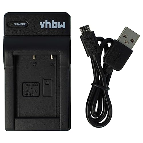 vhbw USB Akkuladegerät kompatibel mit Digipo Aiptek CB-170, 084-07042L-062, AHD 2, AHD H23 Digitalkamera, Camcorder, Action Cam-Akku - Ladeschale von vhbw
