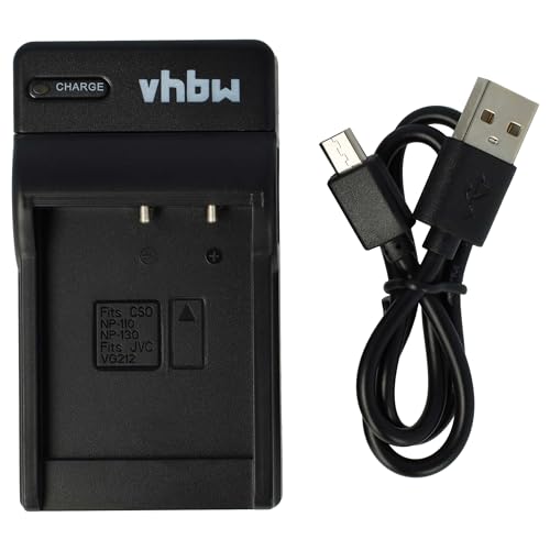 vhbw USB Akkuladegerät kompatibel mit JVC BN-VG212U, BN-VG212USM Digitalkamera, Camcorder, Action Cam-Akku - Ladeschale von vhbw
