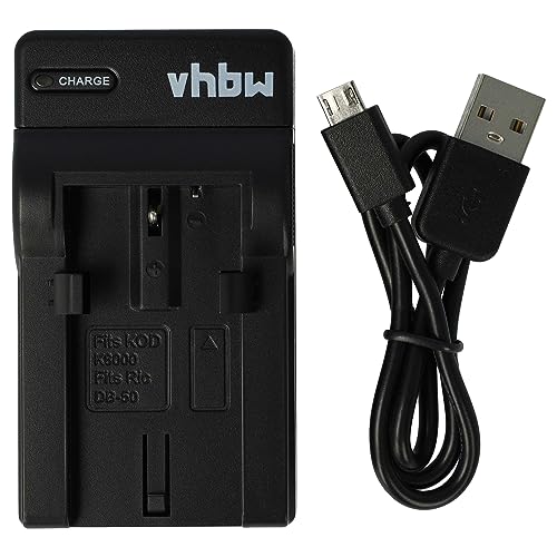 vhbw USB Akkuladegerät kompatibel mit Kodak EasyShare Z612, Z712 is, Z812 is, Z1012 is Digitalkamera, Camcorder, Action Cam-Akku - Ladeschale von vhbw