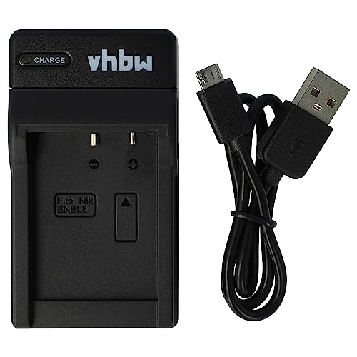 vhbw USB Ladegerät kompatibel mit Nikon CoolPix P1, P2, S1, S2, S3, S5, S6, S7, S7c, S9 Kamera Camcorder/Akku - Ladeschale, Ladeanzeige, 4,2 V vhbw USB Ladegerät kompatibel mit Nikon CoolPix P1, P2, S1, S2, S3, S5, S6, S7, S7c, S9 Kamera Camcorder/Akku - Ladeschale, Ladeanzeige, 4,2 V von vhbw