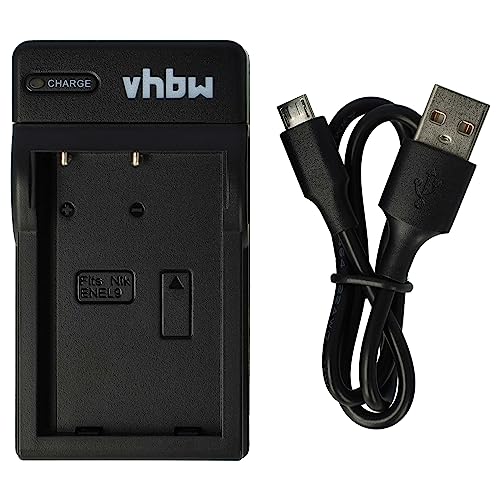vhbw USB Ladegerät kompatibel mit Nikon EN-EL9, EN-EL9a Kamera Camcorder/Akku - Ladeschale, Ladeanzeige, 8,4 V von vhbw