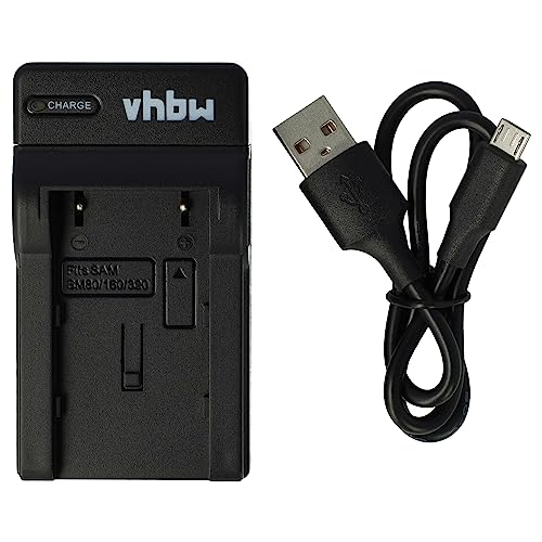 vhbw USB Akkuladegerät kompatibel mit Samsung VP-D355, VP-D355i, VP-D361, VP-D361W Digitalkamera, Camcorder, Action Cam-Akku - Ladeschale von vhbw