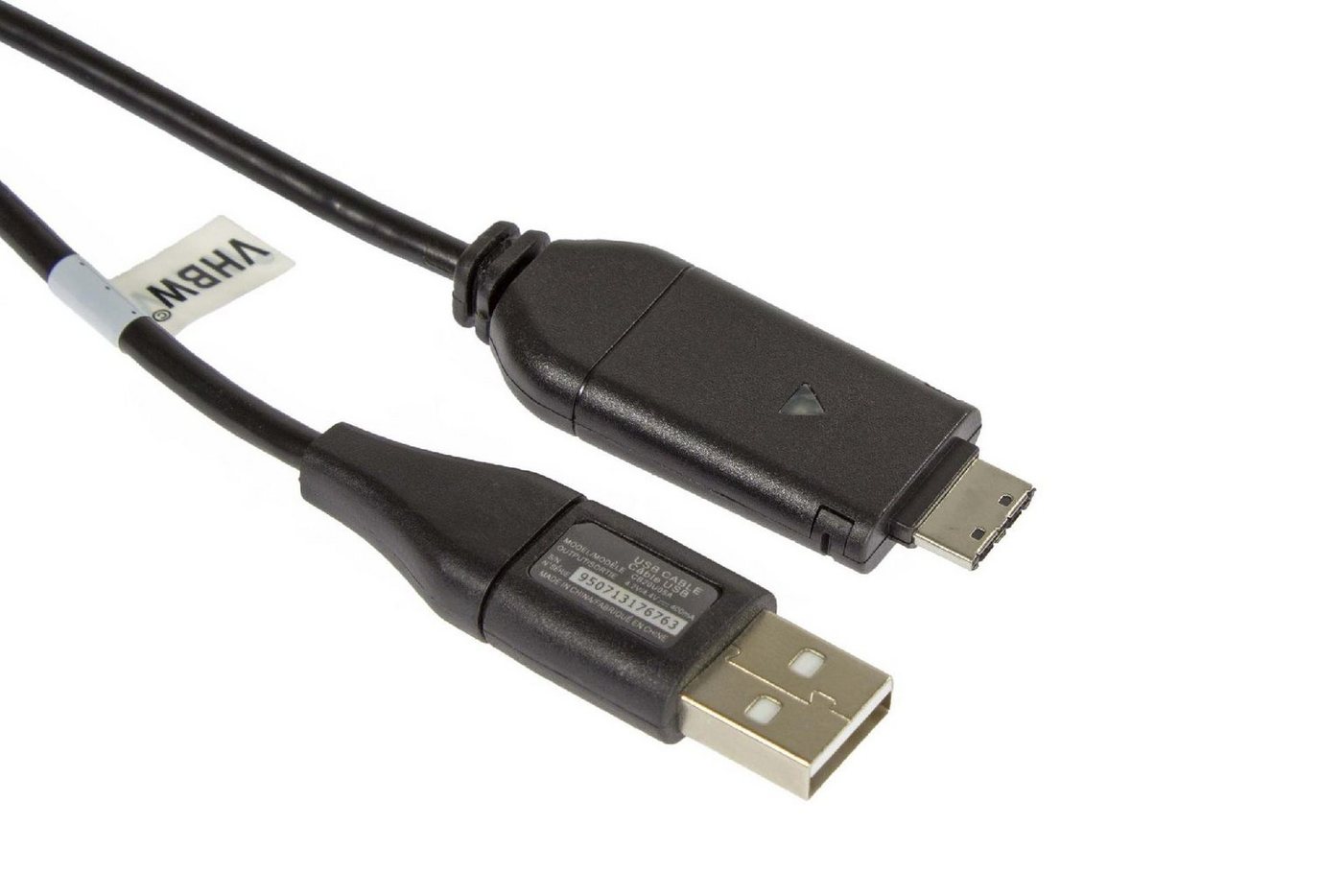 vhbw USB-Kabel, passend für Samsung Digimax L201, L120, L110, L200, L210, L301 von vhbw