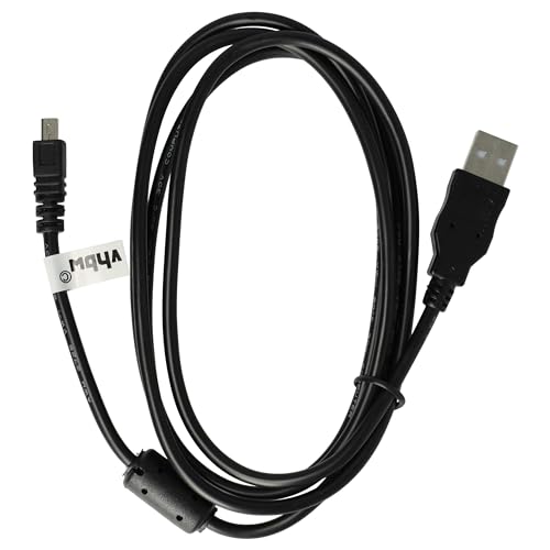 vhbw USB Kabel Datenkabel (Standard-USB Typ A) 150cm kompatibel mit Casio Exilim EX-ZS20, EX-ZS200, EX-ZS6 Kamera von vhbw
