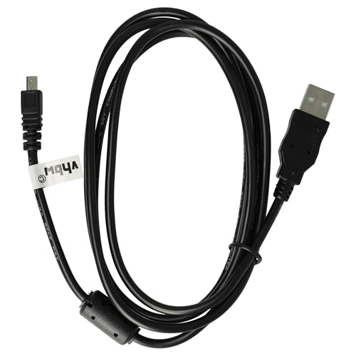 vhbw USB Kabel Datenkabel (Standard-USB Typ A) 150cm kompatibel mit Panasonic Lumix DMC-FS18, DMC-FS20, DMC-FS22, DMC-FS25 Kamera von vhbw