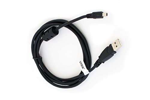 vhbw USB Kabel Datenkabel (Standard-USB Typ A auf Kamera) 180cm kompatibel mit Medion MD 978 Kamera, Camcorder von vhbw