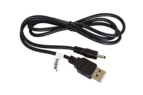 vhbw USB Kabel Datenkabel 2in1 Ladekabel 100cm kompatibel mit Doro PhoneEasy 341 gsm Telefon schwarz von vhbw