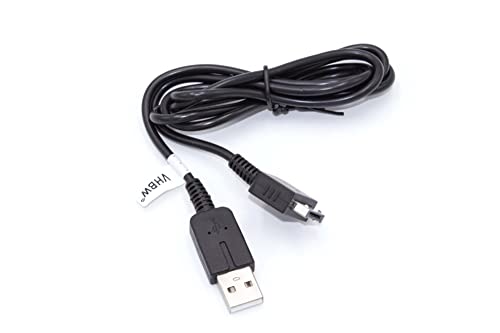 vhbw USB Kabel kompatibel mit Sony PS Vita PCH-1006-2in1 Datenkabel/Ladekabel 1,2m lang von vhbw