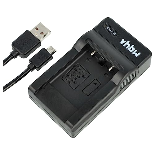 vhbw USB Ladegerät Ladekabel kompatibel mit Kamera Akku Nikon EN-EL10. von vhbw