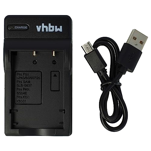 vhbw USB Ladegerät Ladekabel kompatibel mit Kamera Praktica DC-52, DC52, DCZ 10.3, DVC 10.4 HDMI, DVC 5.1 HD, DVC 5.1 HDMI, DVC 5.2 FHD, DVC 5.2 HD. von vhbw