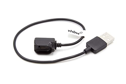 vhbw USB Ladestation kompatibel mit Plantronics Voyager Legend Bluetooth Headset Kopfhörer - Ladekabel, Schwarz von vhbw