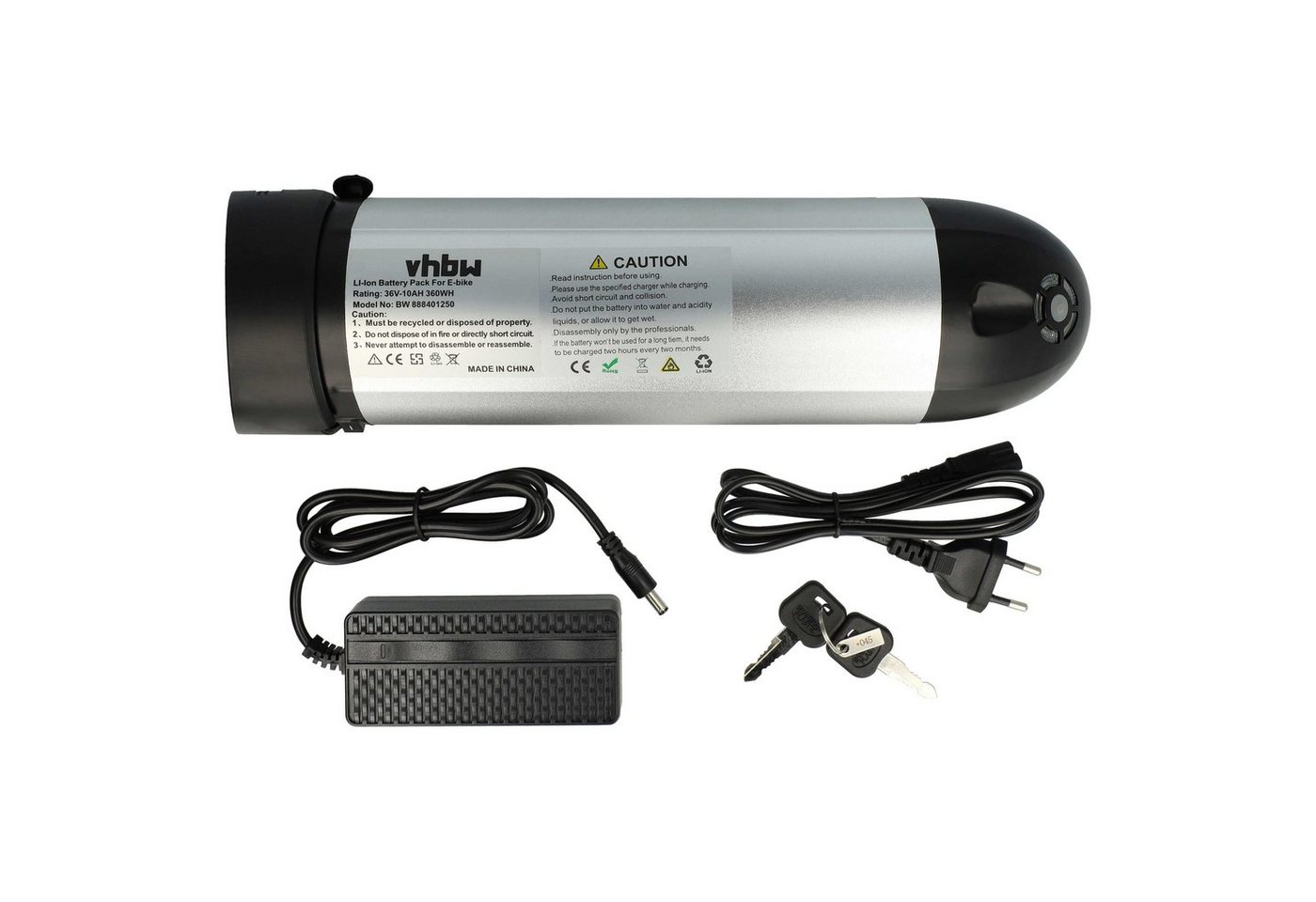 vhbw für E-Bike Akku Li-Ion 10000 mAh (36 V) von vhbw