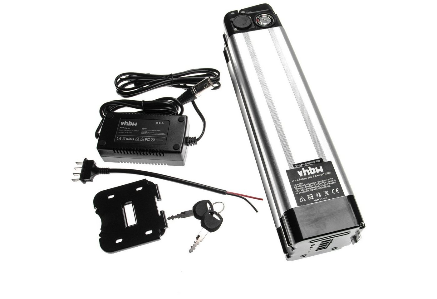 vhbw für (8,8 Ah, 24 V, Li-Ion) E-Bike Akku Li-Ion 8800 mAh von vhbw