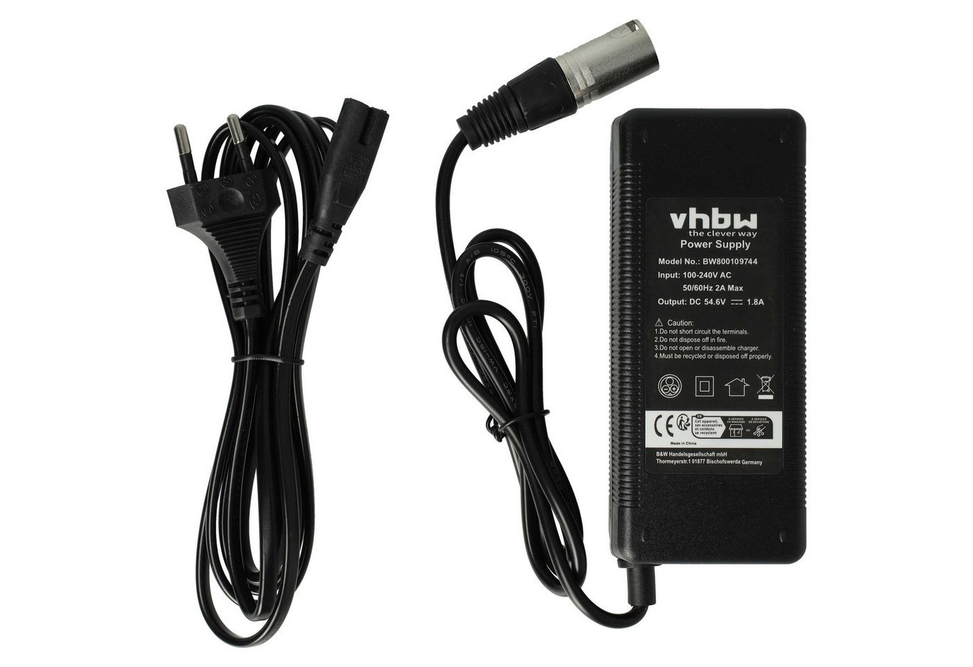 vhbw passend für NCM London ab 2014, Essen ab 2015, Paris ab 2014 Fahrrad Schnelllade-Gerät von vhbw