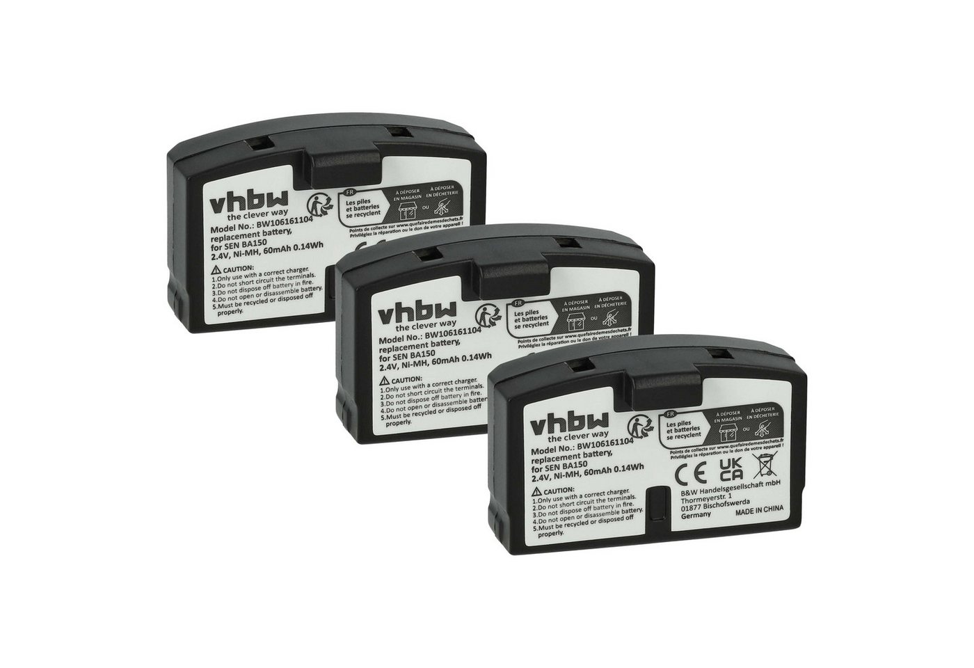 vhbw passend für AKG Kopfhörer Balance K 216 AFC, K 215 AFC, K 122 IR Akku NiMH 60 mAh von vhbw