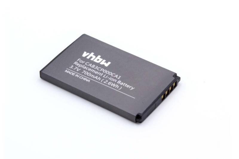 vhbw passend für Alcatel VM800, Gyari, Tribe Mobilfunk (700 mAh, 3,7 V, Smartphone-Akku Li-Ion 700 mAh von vhbw