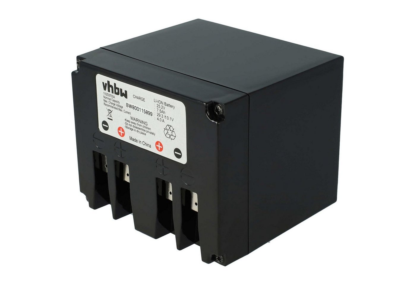 vhbw passend für Ambrogio L200R, L200 Evolution, L200 elite retrò, retrò Akku Li-Ion 7500 mAh von vhbw