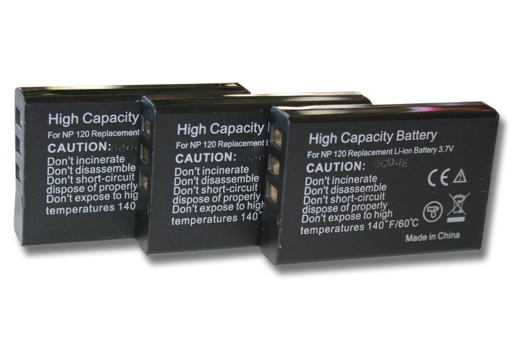 vhbw passend für BenQ GH680F, GH688, GH688F, GH800, GH888, GH680 Camcorder Kamera-Akku Li-Ion 1600 mAh von vhbw