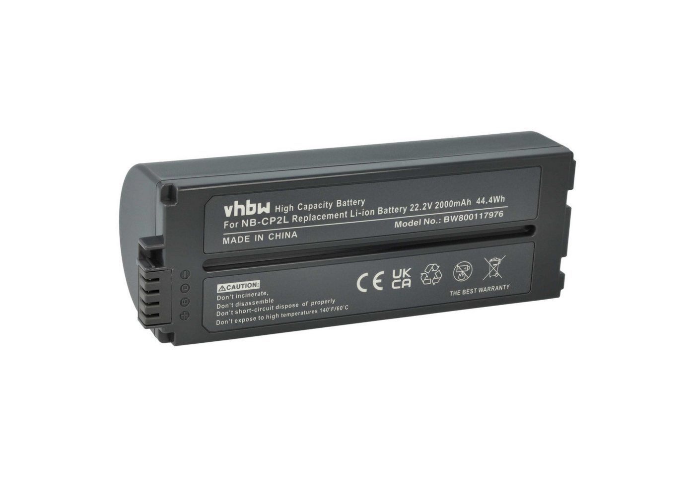 vhbw kompatibel mit Canon Selphy CP-220, CP-300, CP-330, CP-400, CP-500 Akku Li-Ion 2000 mAh (22,2 V) von vhbw