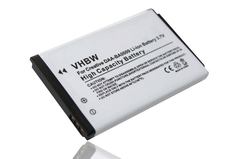 vhbw passend für Creative Zen Micro Photo (830 mAh, 3,7 V, Li-Ion) Akku Li-Ion 830 mAh von vhbw