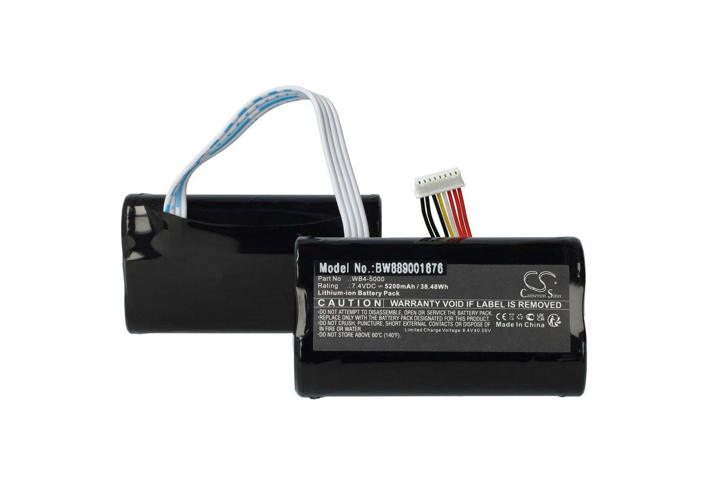 vhbw passend für DJI Mavic 2, 2 Pro Drohne-Controller (5200 mAh, 7,4 V, Drohnen-Akku Li-Ion 5200 mAh von vhbw
