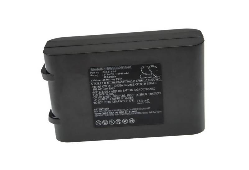 vhbw passend für Dyson SV09, SV07, SV07 Animal Pro+, SV09 Total Clean, SV06 Staubsauger-Akku Li-Ion 5000 mAh von vhbw