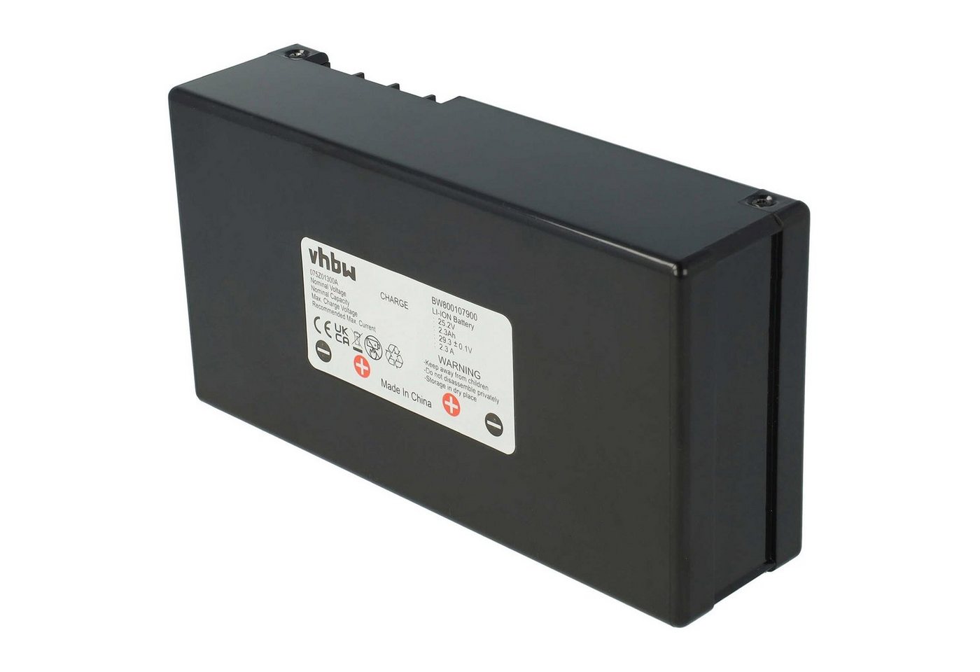 vhbw passend für Wiper Ciiky 162378, 162377, C80, XH, XE, C180, C120 Akku Li-Ion 2300 mAh von vhbw