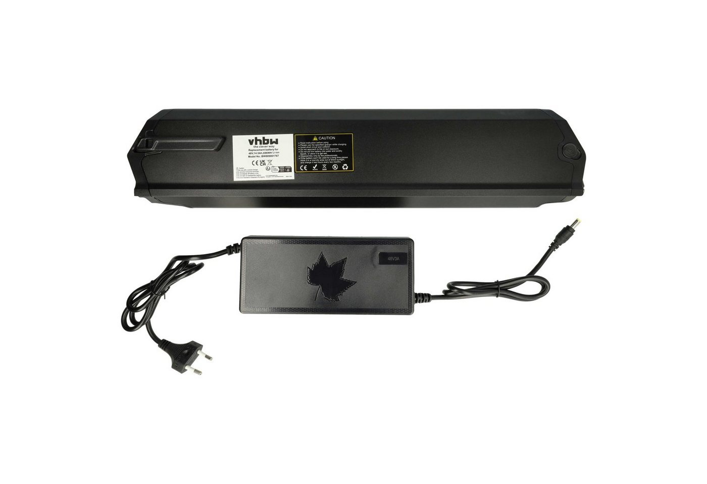 vhbw passend für Fitifito CT28M, CT28, FT26 48v (2019), E-MTB, MT27.5, MT29 E-Bike Akku Li-Ion 14500 mAh von vhbw