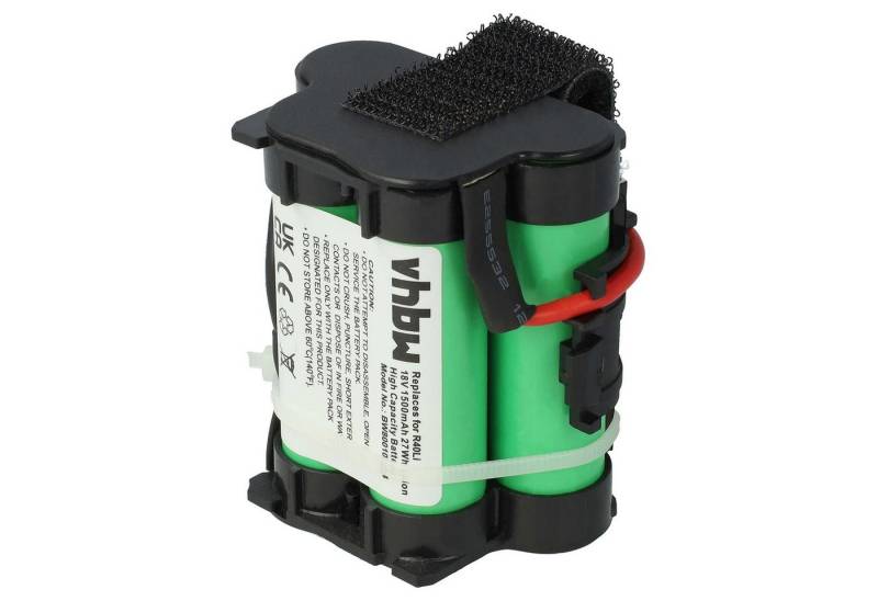 vhbw passend für Flymo 1200R, 1200 R, 1200R 2013 Rasenmäher / Heckenschere Akku Li-Ion 1500 mAh von vhbw