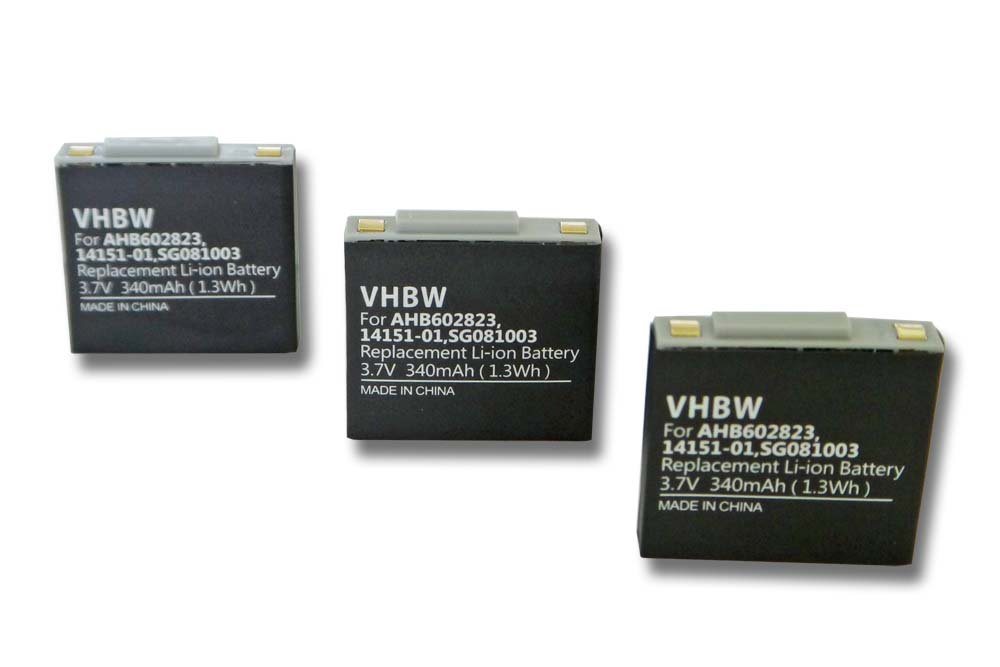 vhbw passend für GN Netcom GN9125, GN-NORDKOM GN9120 Kopfhörer / Mobilfunk Akku Li-Polymer 340 mAh von vhbw