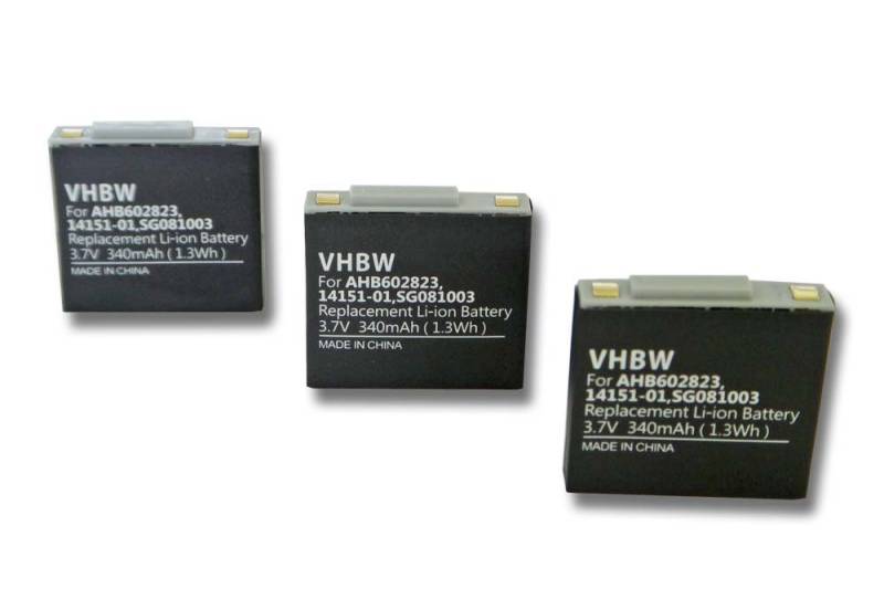 vhbw passend für GN Netcom GN9125, GN-NORDKOM GN9120 Kopfhörer / Mobilfunk Akku Li-Polymer 340 mAh von vhbw